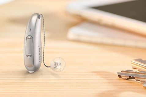 A Hearing Aid Displayed On The Table.