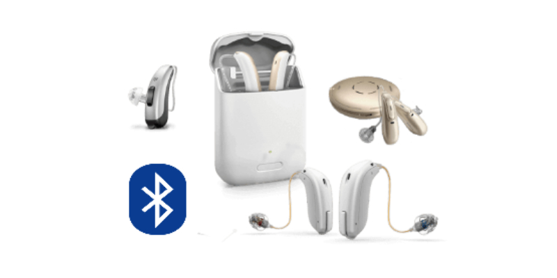 4 Set Of Bluetooth hearing aids