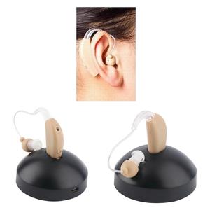 Hearing Aid Placed On A Blackstone.